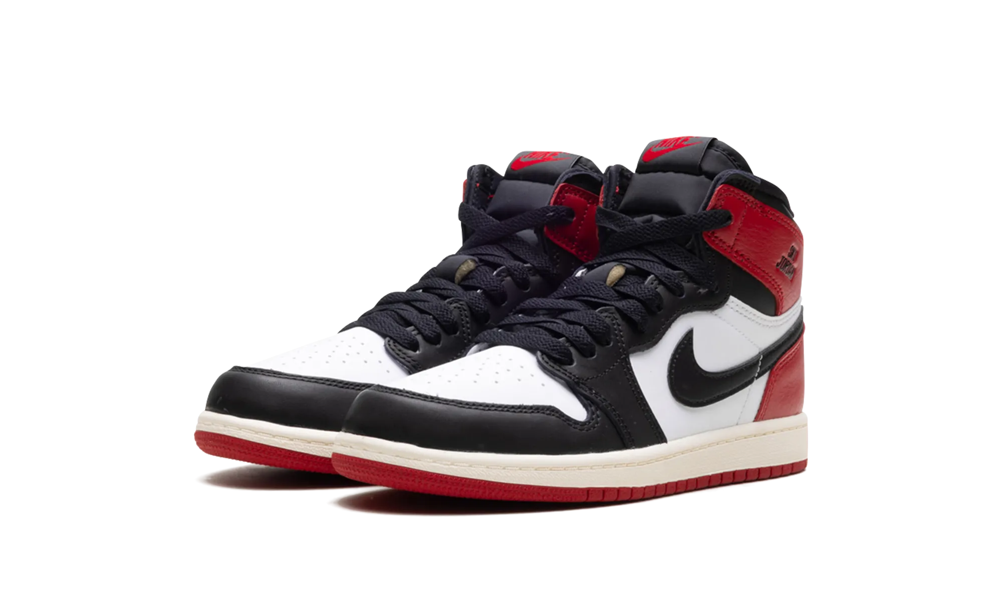 Jordan 1 Retro High OG PS "Black Toe Reimagined" jordan preschool kids shoes