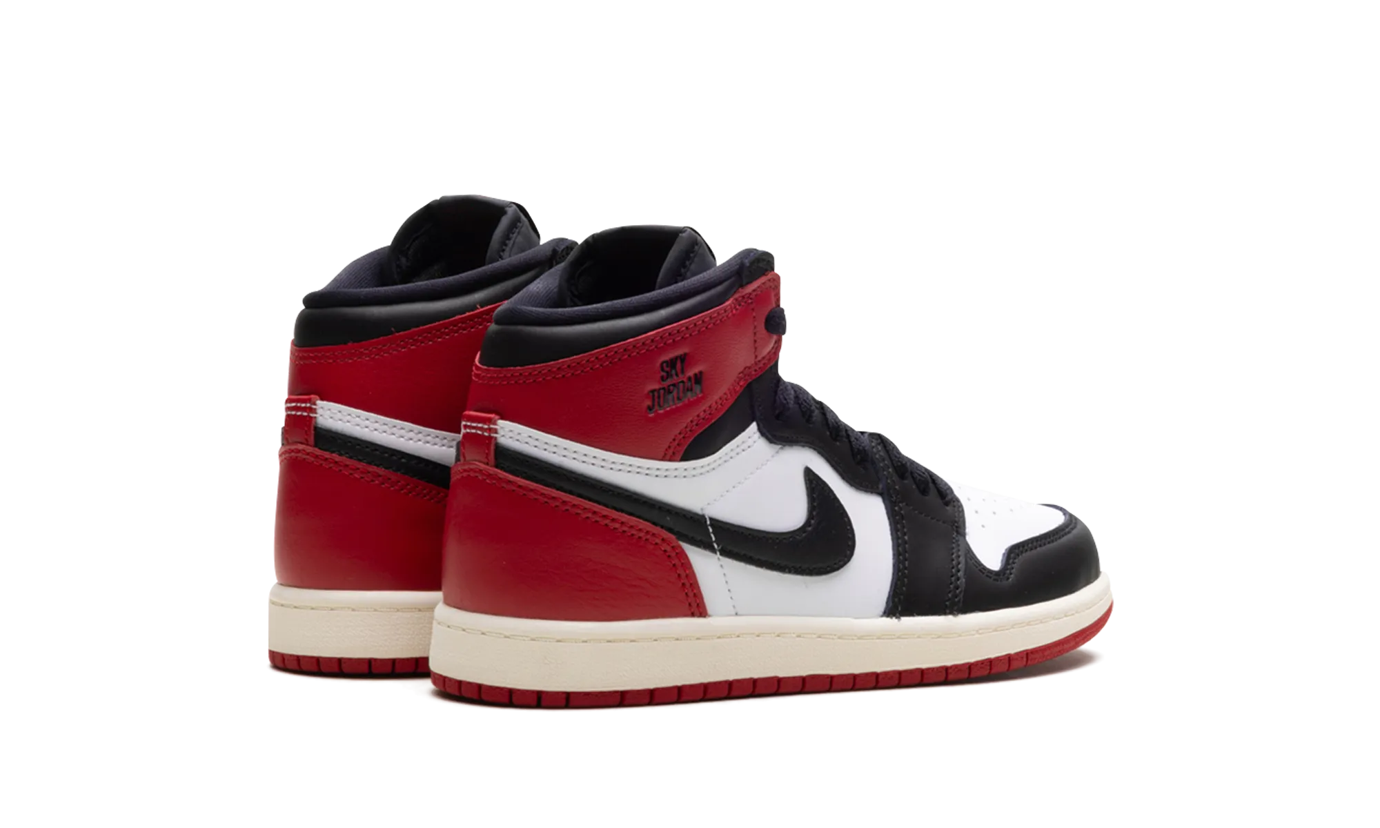 Jordan 1 Retro High OG PS "Black Toe Reimagined" jordan preschool kids shoes