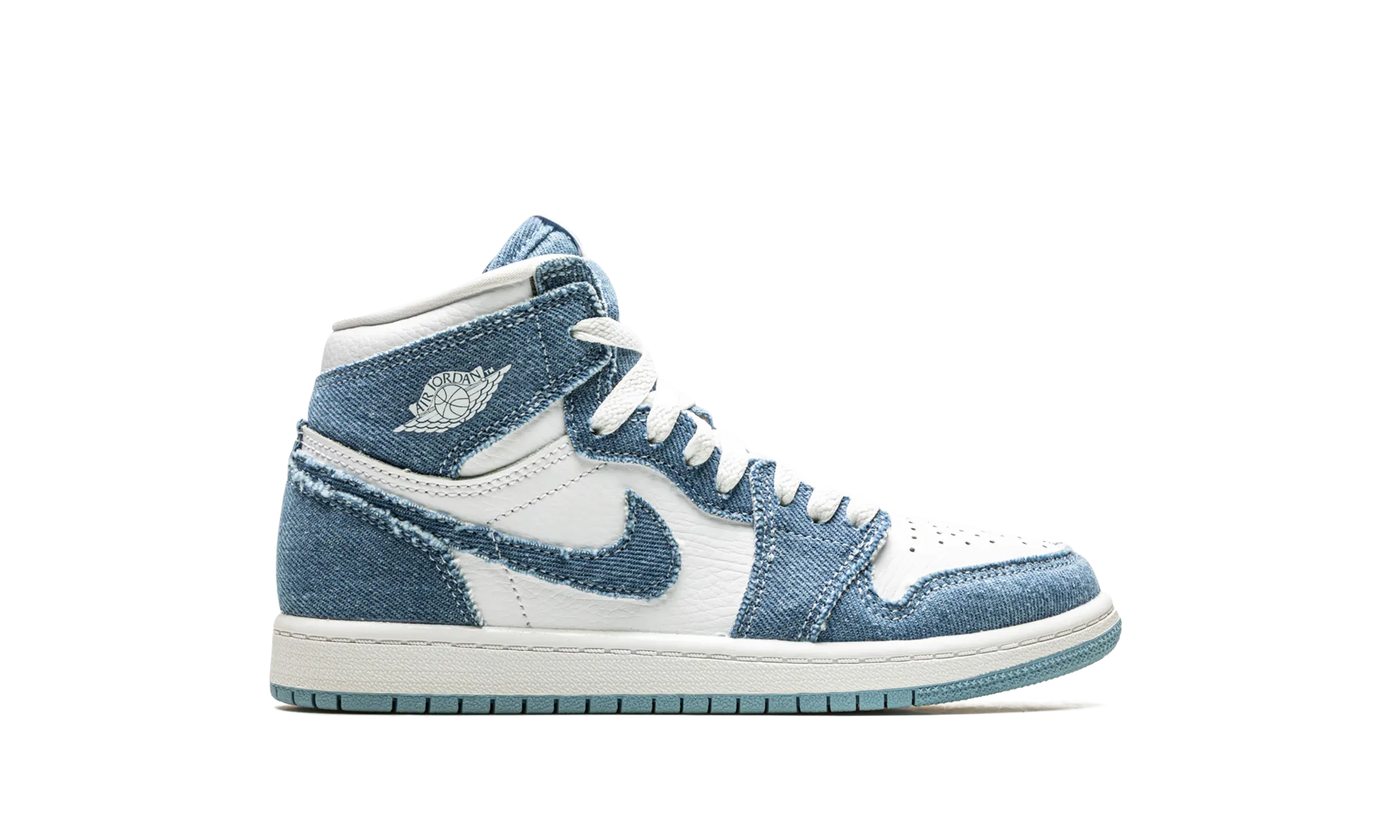 Jordan 1 Retro High OG PS "Denim" jordan preschool kids shoes