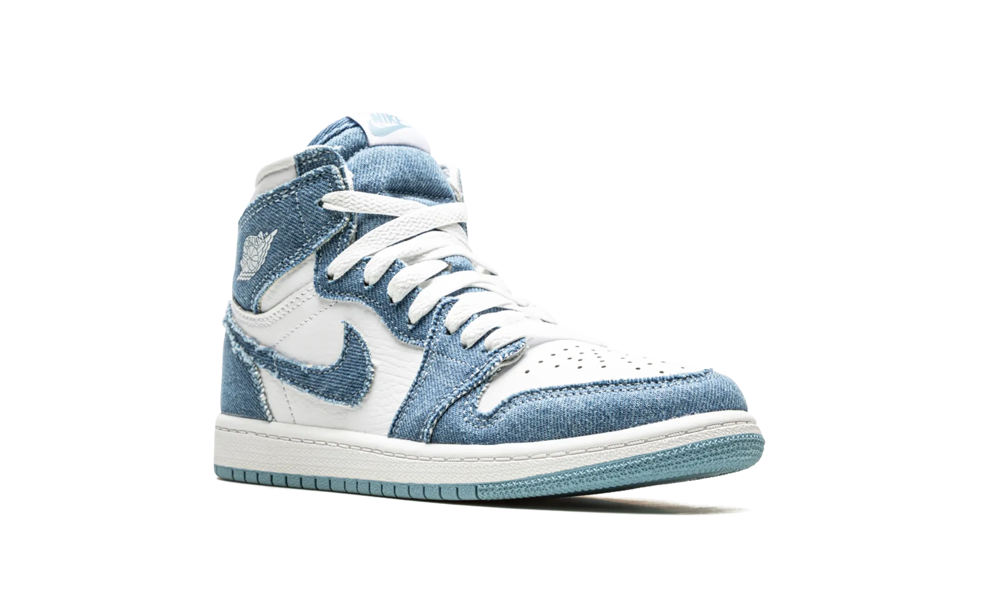 Jordan 1 Retro High OG PS "Denim" jordan preschool kids shoes
