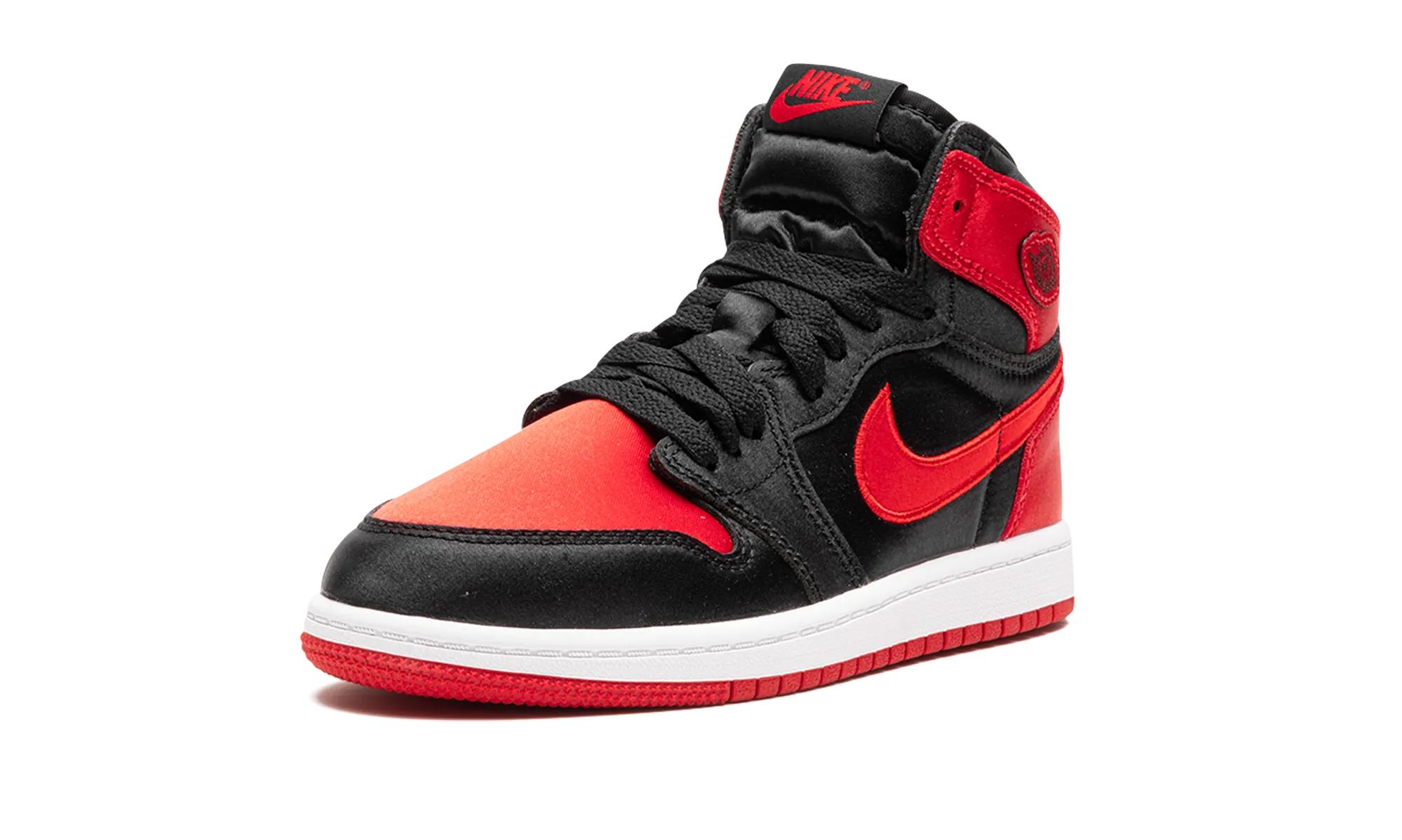 Jordan 1 Retro High Og PS "Satin Bred" jordan preschool kids shoes