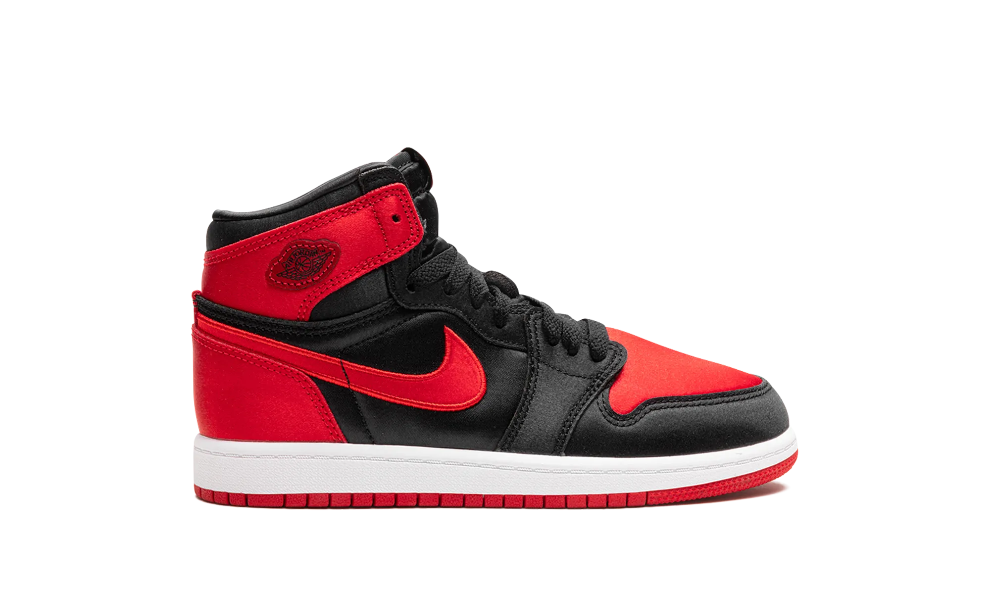 Jordan 1 Retro High Og PS "Satin Bred" jordan preschool kids shoes
