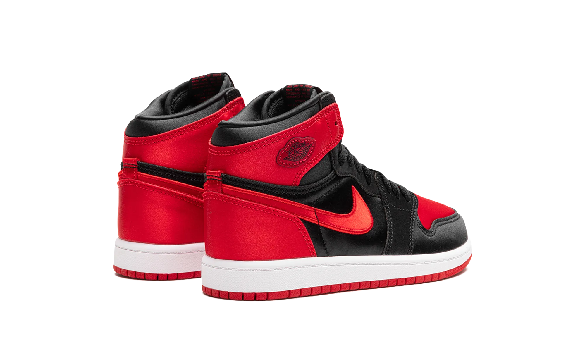 Jordan 1 Retro High Og PS "Satin Bred" jordan preschool kids shoes