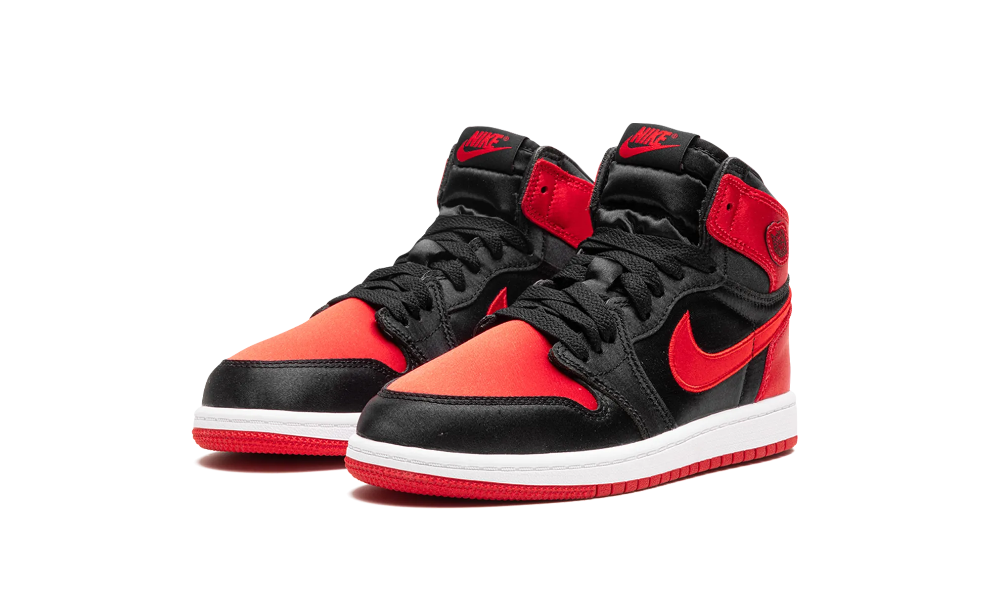 Jordan 1 Retro High Og PS "Satin Bred" jordan preschool kids shoes