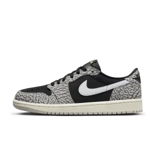 Jordan 1 Retro Low OG Black Cement Nike sneakers in limited color packs