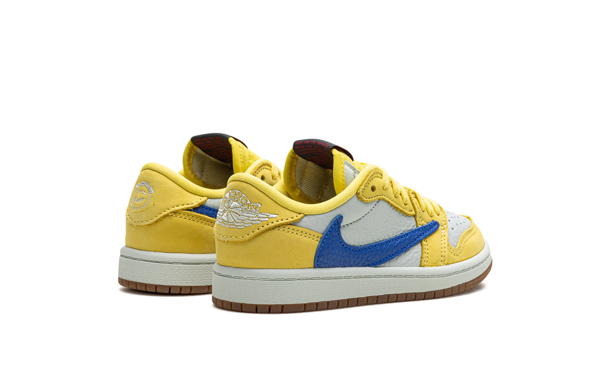 Jordan 1 Retro Low OG SP PS "Travis Scott - Canary" jordan preschool kids shoes
