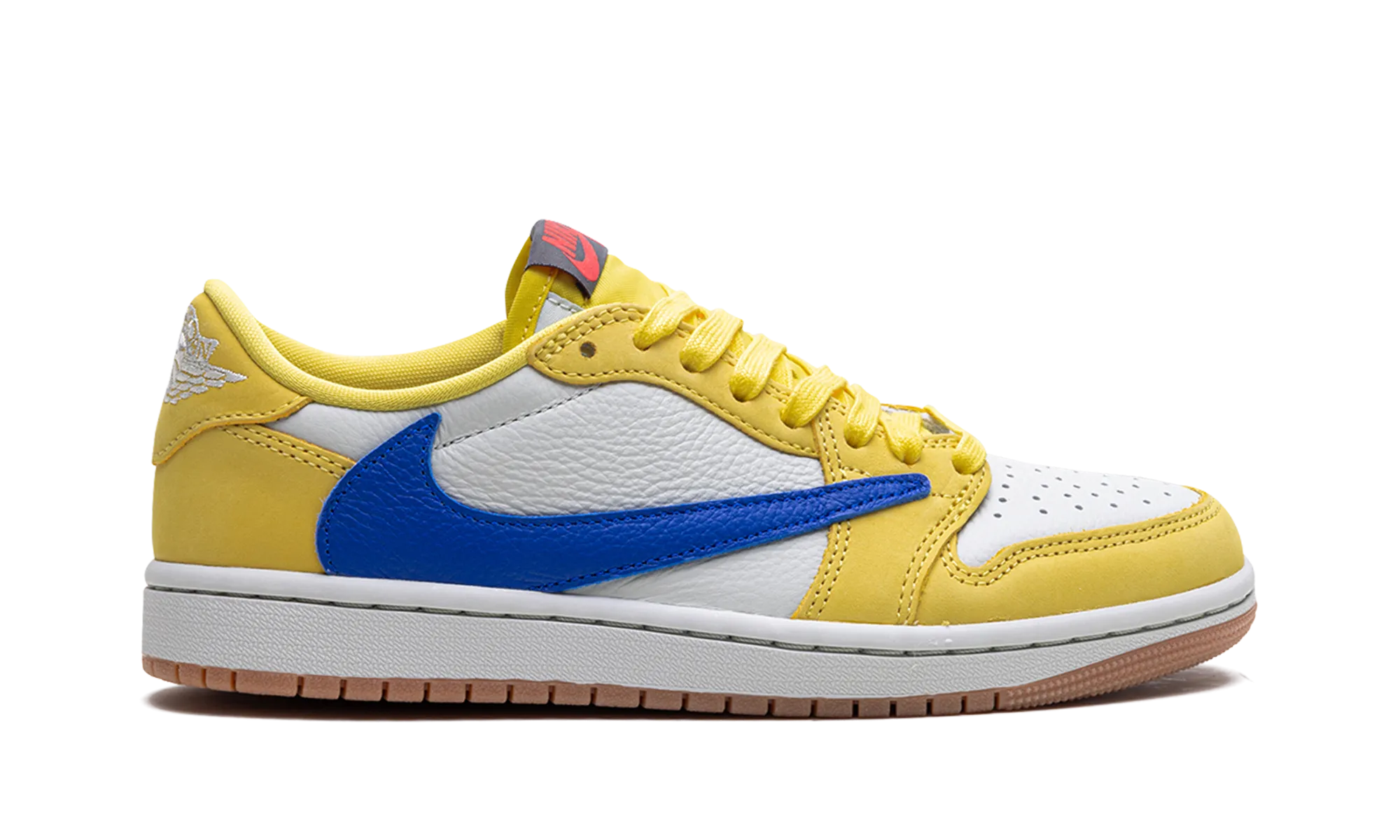 Jordan 1 Retro Low OG WMNS "TRAVIS SCOTT - CANARY" jordan classic womens shoes