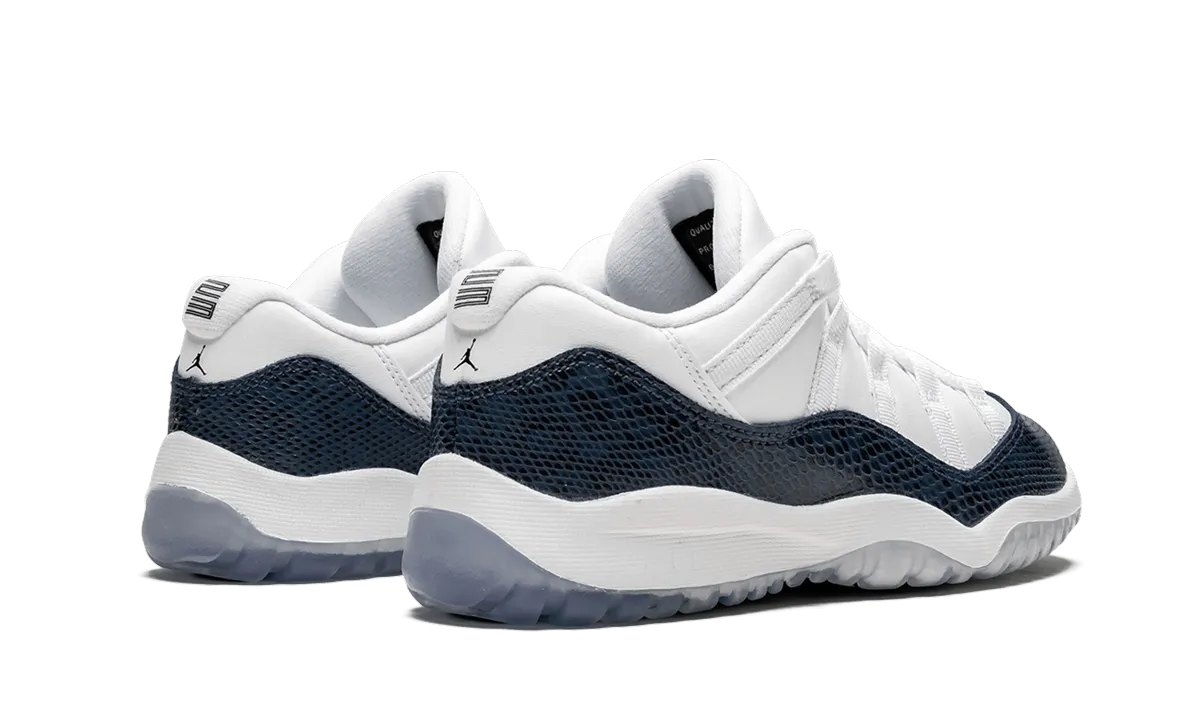 Jordan 11 Retro Low LE PS "Navy Snakeskin" jordan preschool kids shoes