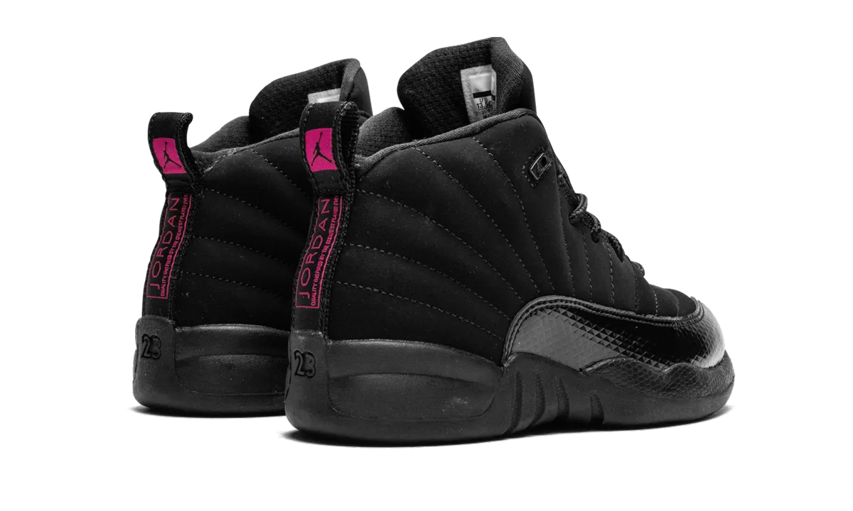 Jordan 12 Retro PS "Black" jordan preschool kids shoes