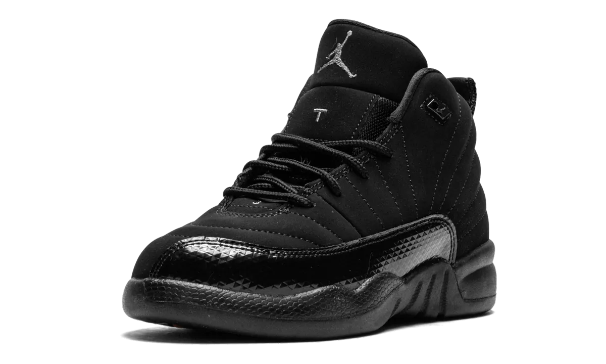 Jordan 12 Retro PS "Black" jordan preschool kids shoes