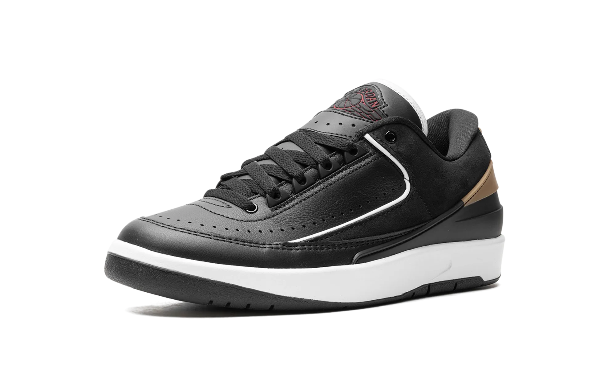 Jordan 2 Retro Low WMNS "Black Metallic Gold" jordan womens sporty sneakers