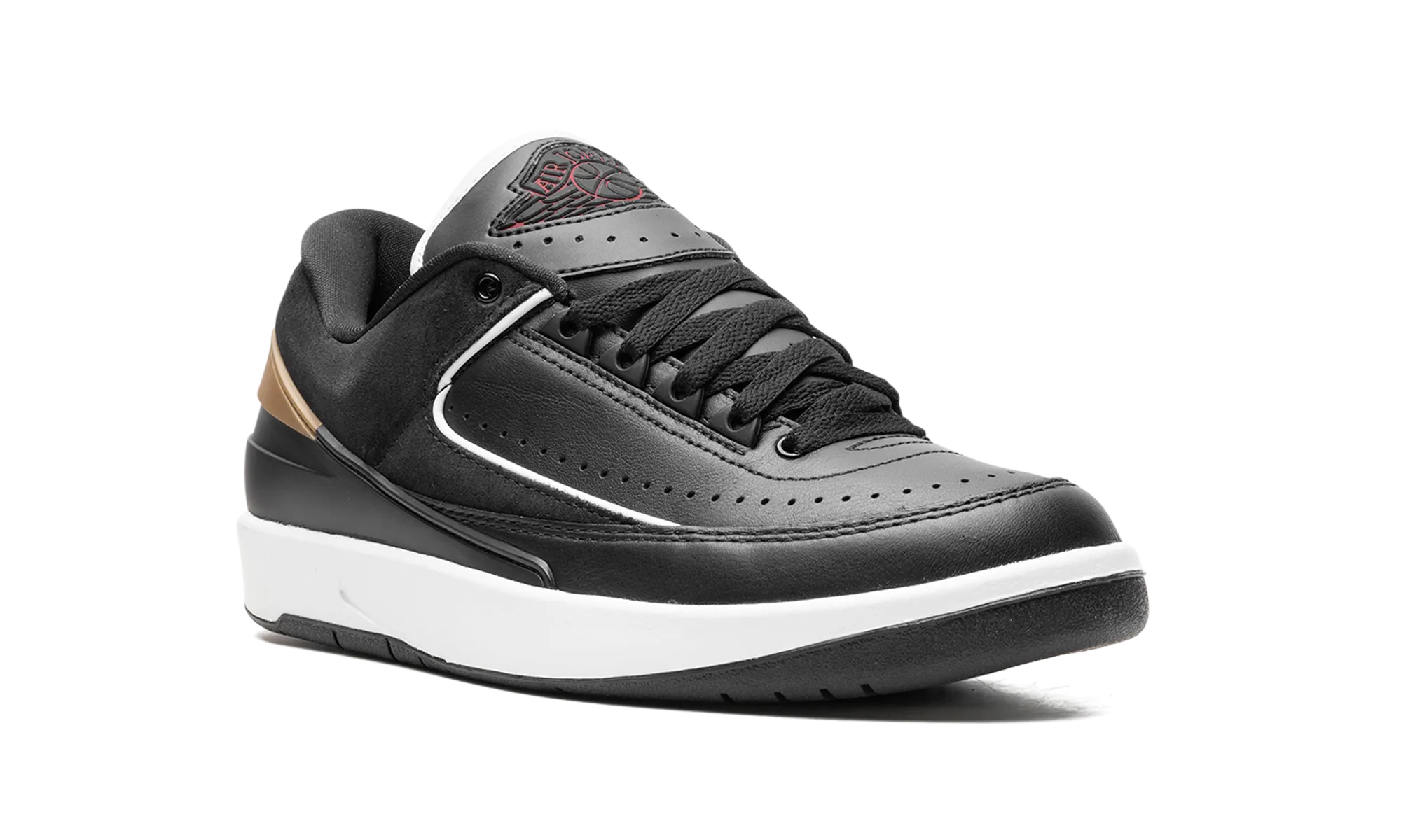 Jordan 2 Retro Low WMNS "Black Metallic Gold" jordan womens sporty sneakers