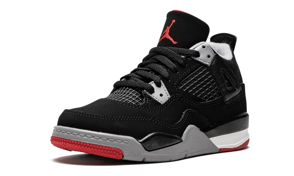 Jordan 4 Retro PS "Bred 2019" jordan preschool kids shoes