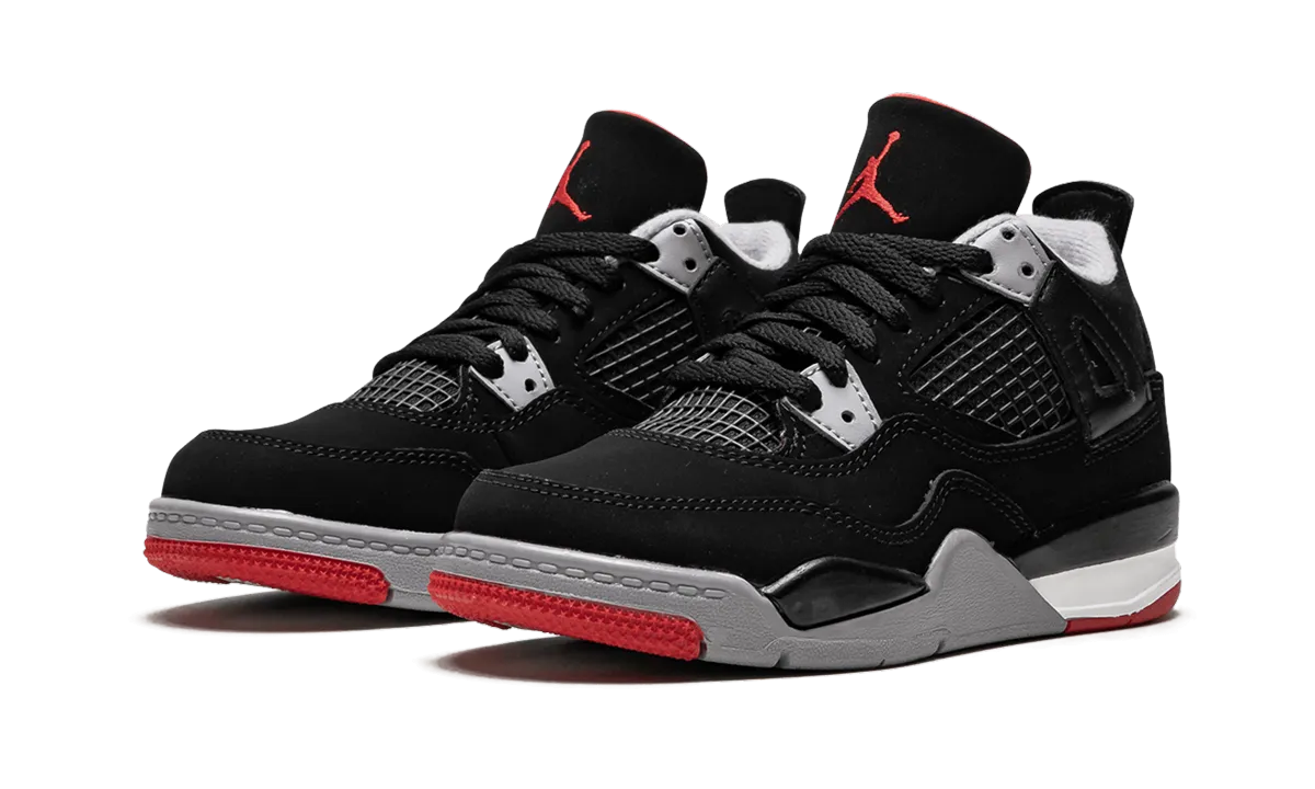 Jordan 4 Retro PS "Bred 2019" jordan preschool kids shoes