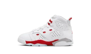 Jordan 6 17 23 PS "White Fire Red" Jordan Pre School shoes