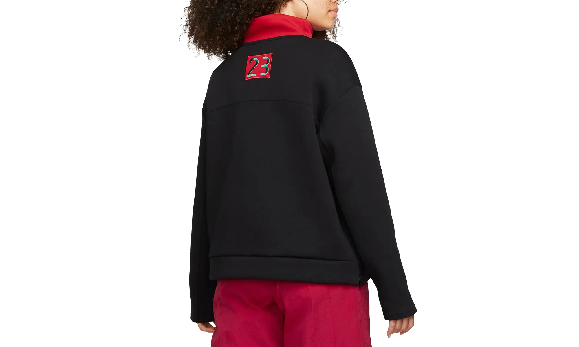 Jordan x Nina Chanel Abney Women's Funnel Neck Top "Black" jordan classic womens shoes
