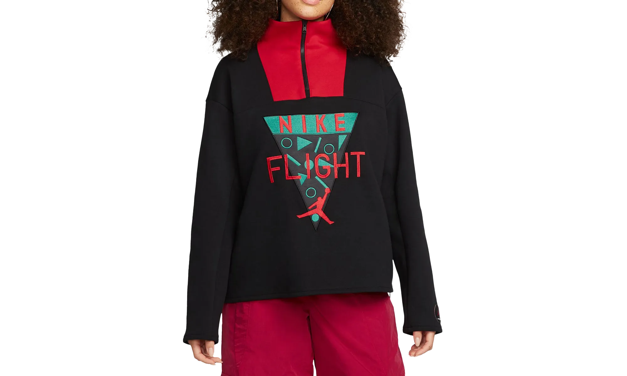 Jordan x Nina Chanel Abney Women's Funnel Neck Top "Black" Jordan Women's styles