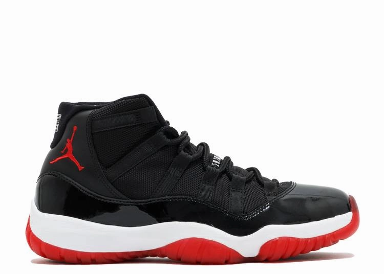 Jordan 11 Retro Playoffs (2012) (WORN) Air Jordan signature sneakers in bold colorways