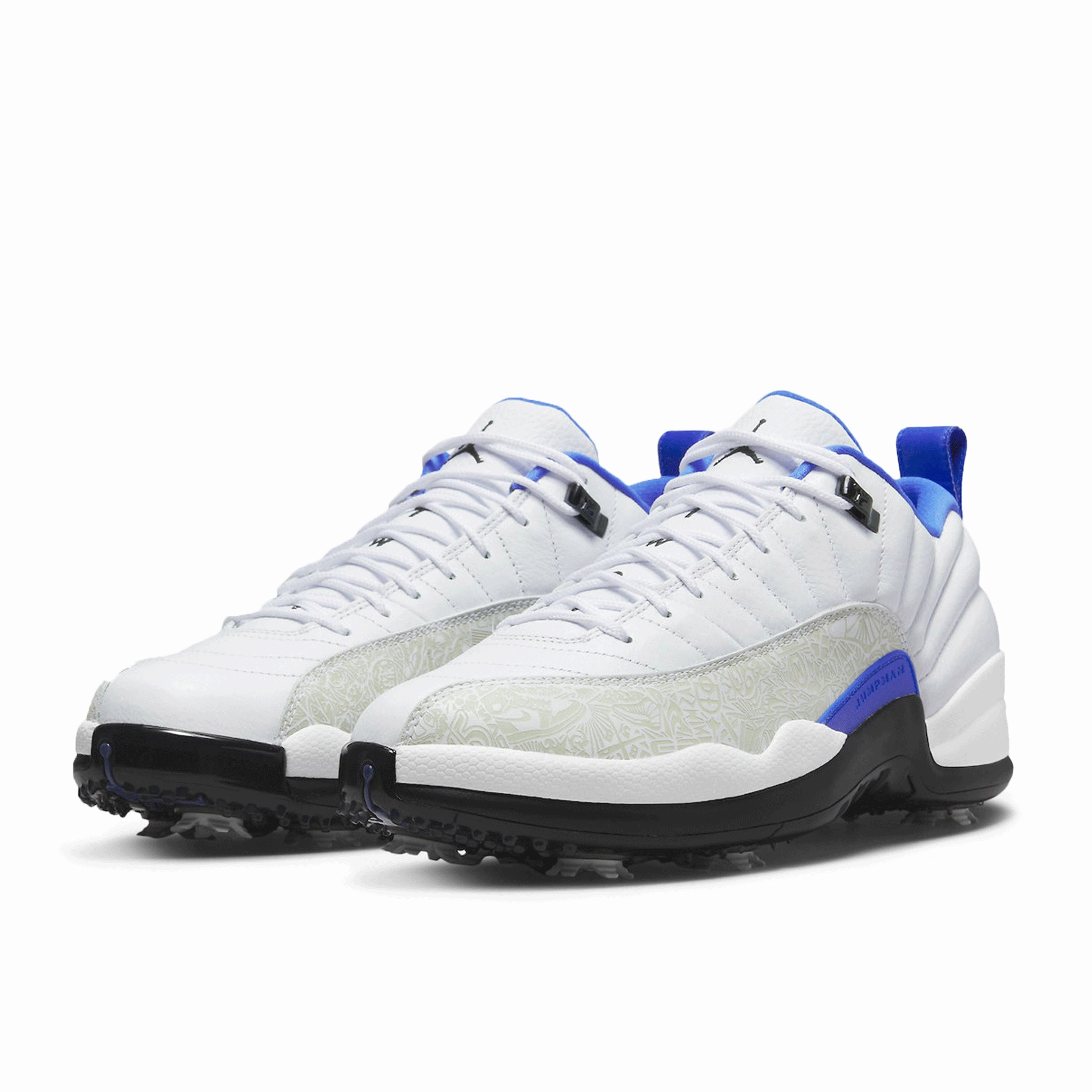 Jordan 12 Retro Low Golf NRG P22 Laser Game Royal Air Jordan Collectors Edition Shoes