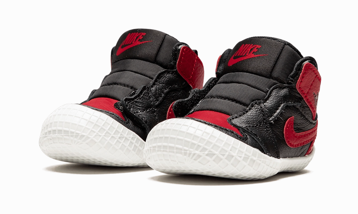 Jordan 1 Bootie TD "BRED" jordan toddler baby shoes