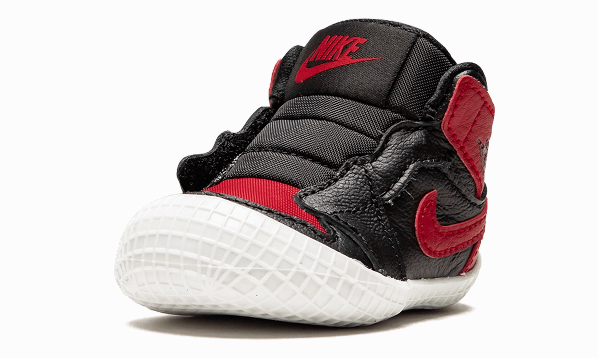 Jordan 1 Bootie TD "BRED" jordan toddler baby shoes