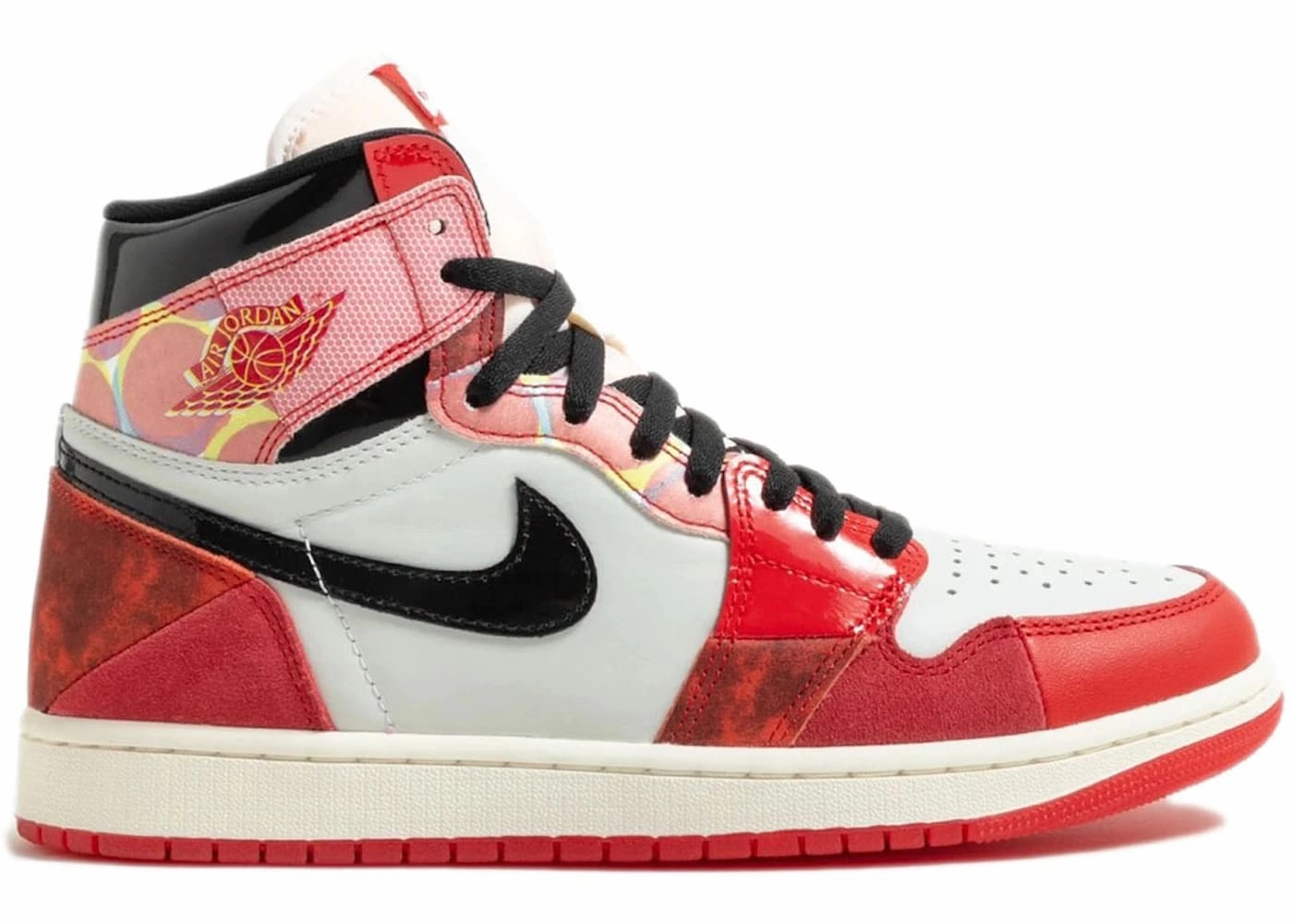Jordan 1 High OG Spider-Man Across the Spider-Verse Trendy Air Jordan 1 with retro appeal