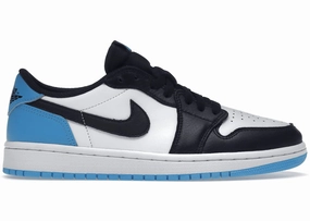 Jordan 1 Low Black Dark Powder Blue (W) Trendy Air Jordan 1 with retro appeal