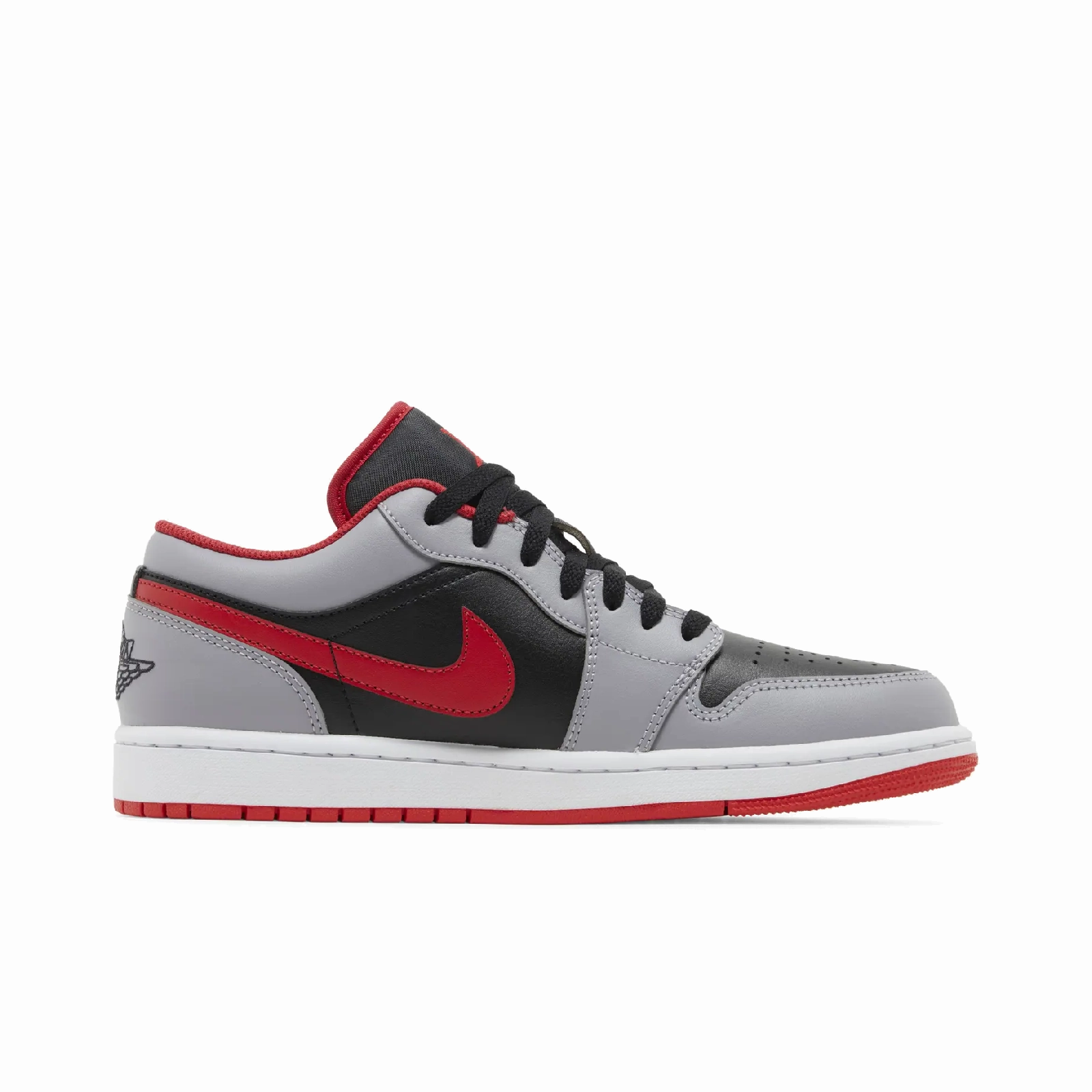 Jordan 1 Low Black Light Smoke Grey Gym Red Air Jordan Retro Favorites Sneakers