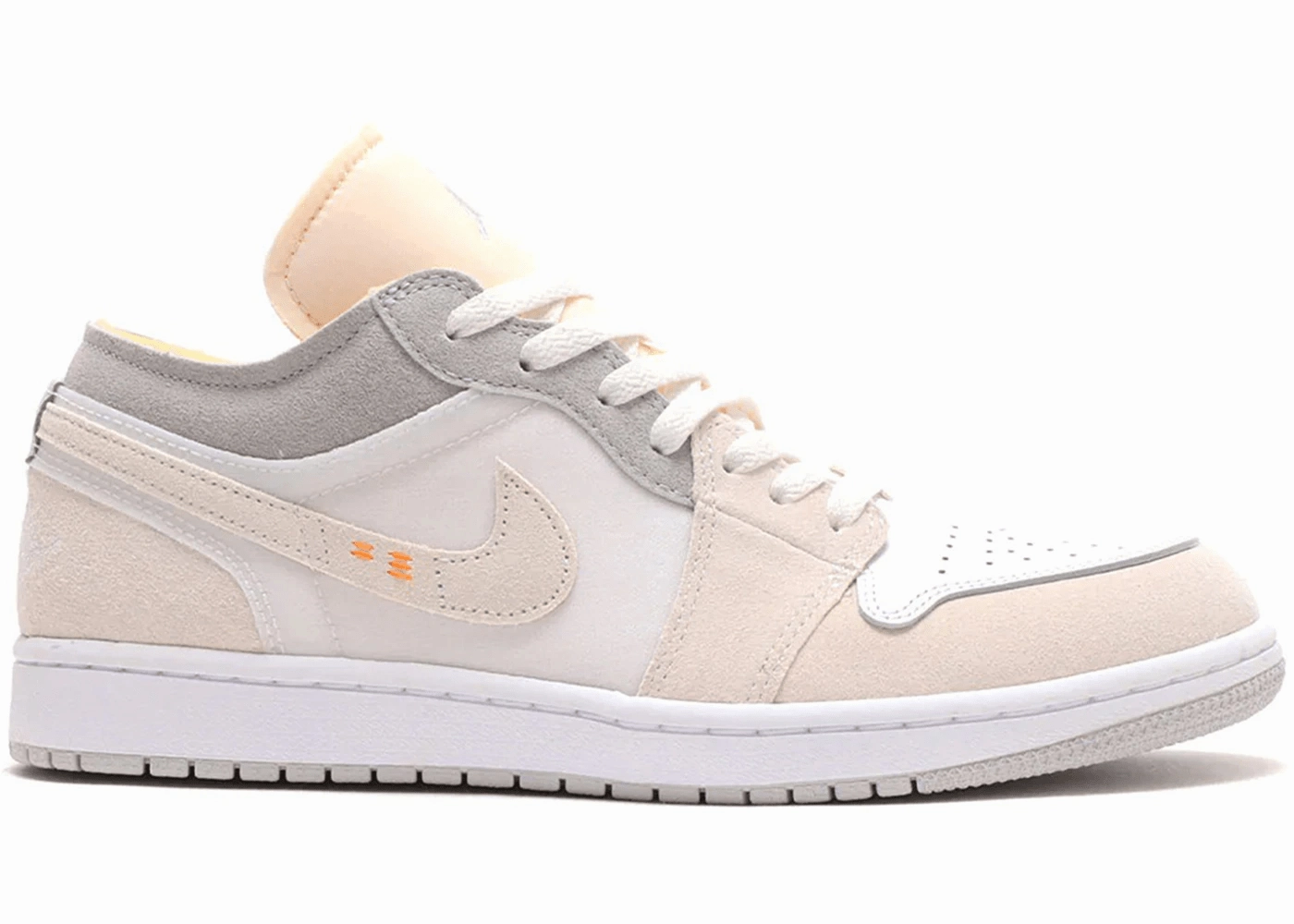 Jordan 1 Low Inside Out White Phantom Trendy Air Jordan 1 with retro appeal