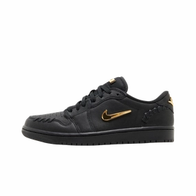 Jordan 1 Low Method of Make Black Metallic Gold (Women's) Air Jordan retro editions with limited release