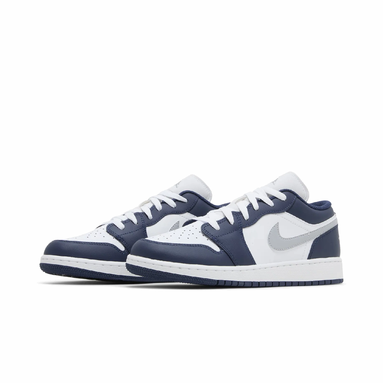 Jordan 1 Low Midnight Navy Wolf Grey (GS) Air Jordan Retro Favorites Sneakers
