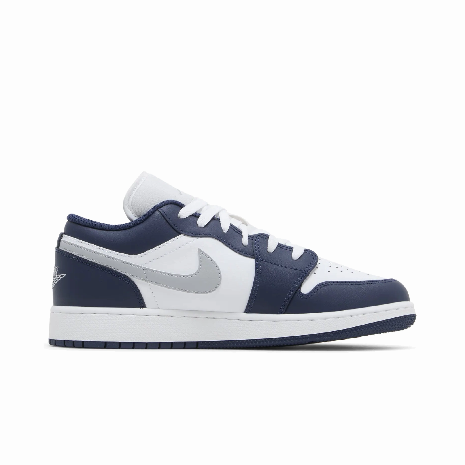 Jordan 1 Low Midnight Navy Wolf Grey (GS) Air Jordan Retro Favorites Sneakers