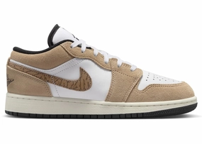 Jordan 1 Low SE Brown Elephant (GS) Trendy Air Jordan 1 with retro appeal