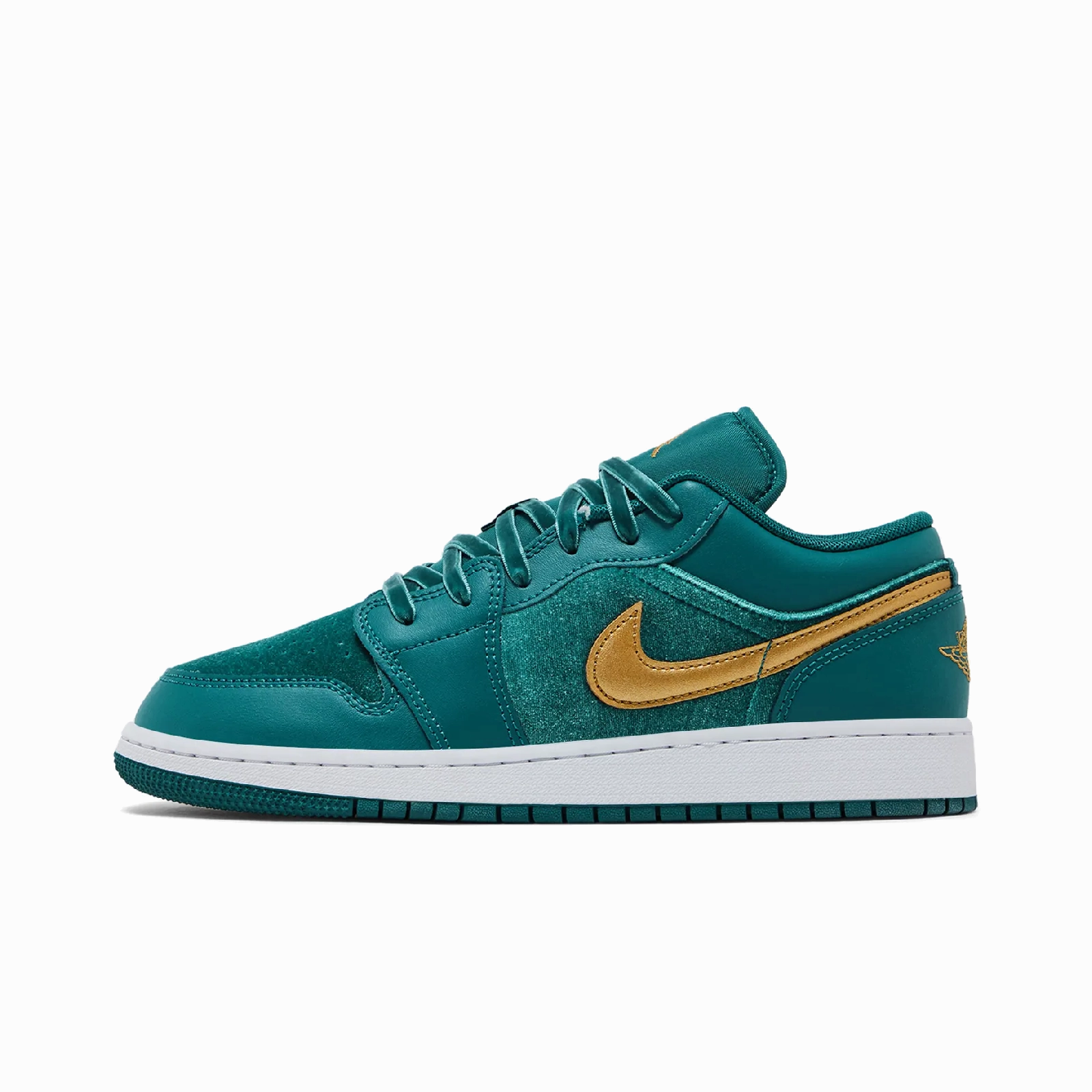 Jordan 1 Low SE Geode Teal Metallic Gold (GS) Air Jordan retro editions with limited release