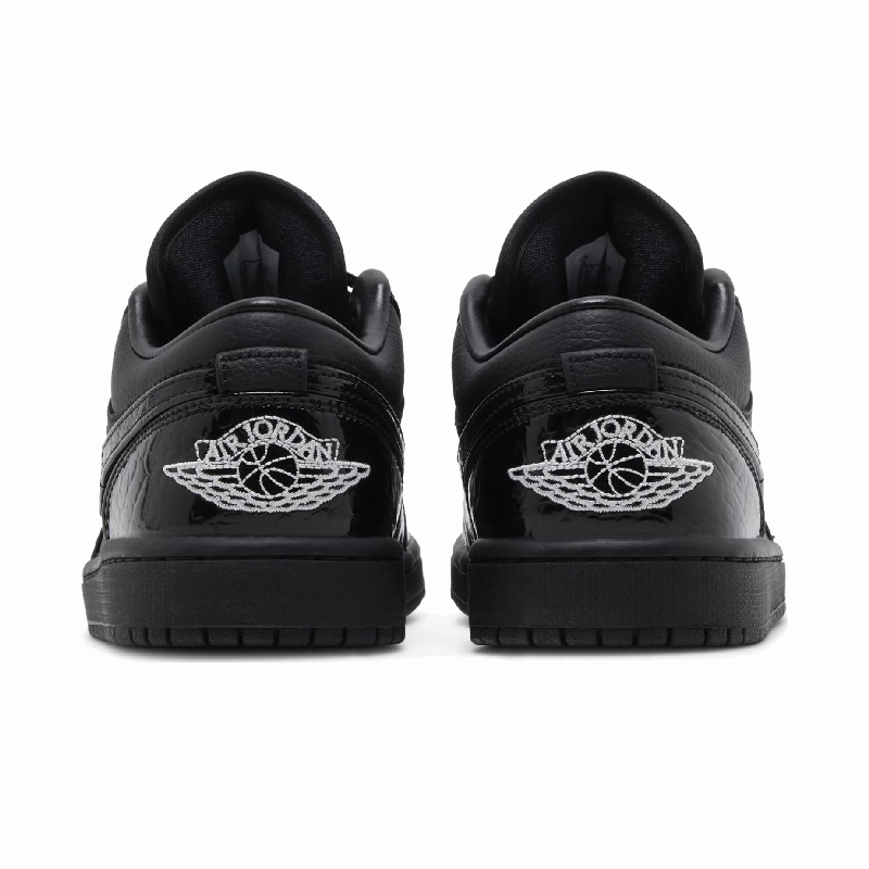 Jordan 1 Low SE Patent Elephant Black (Women's) Air Jordan Retro Favorites Sneakers