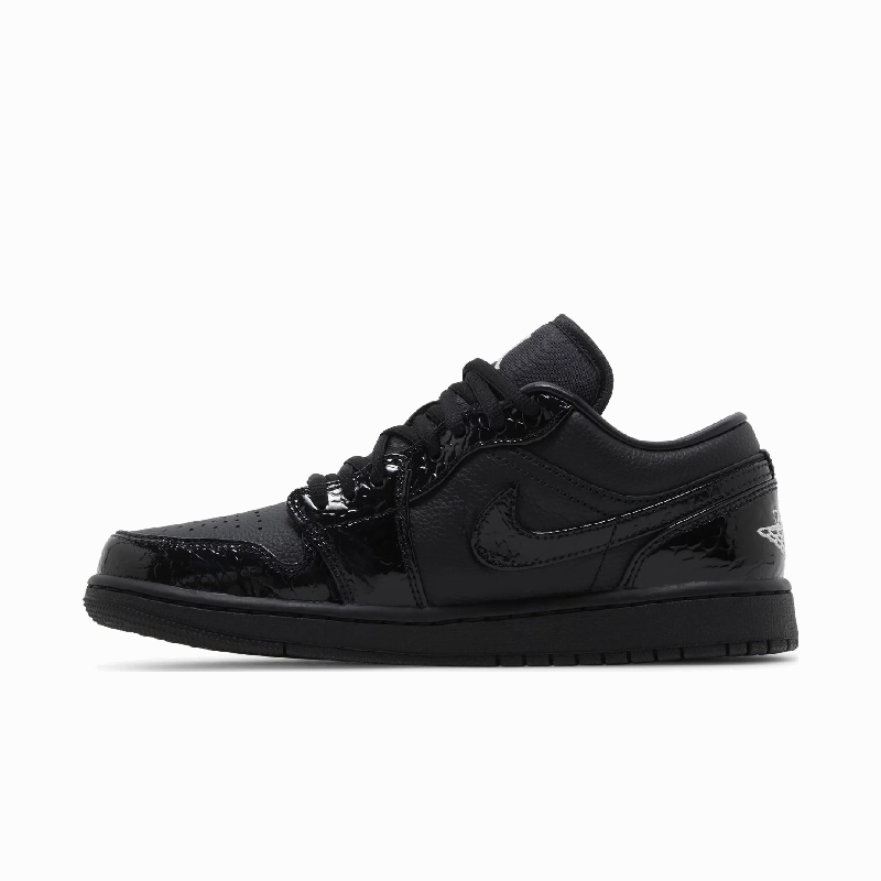 Jordan 1 Low SE Patent Elephant Black (Women's) Air Jordan retro editions with limited release