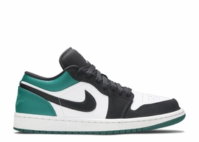 Jordan 1 Low White Black Mystic Green Complete Air Jordan series in high quality
