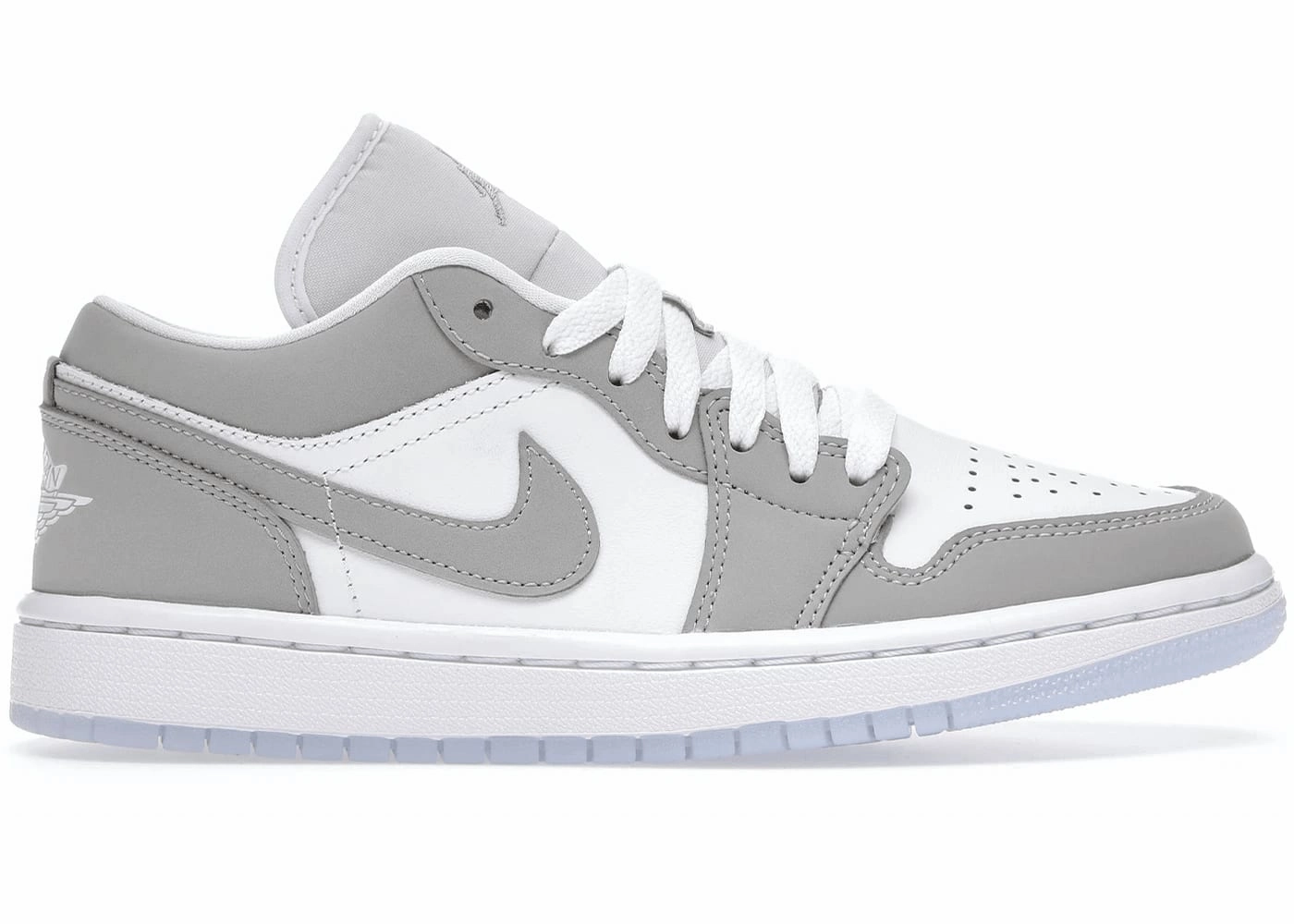 Jordan 1 Low Wolf Grey (Women's) Trendy Air Jordan 1 with retro appeal
