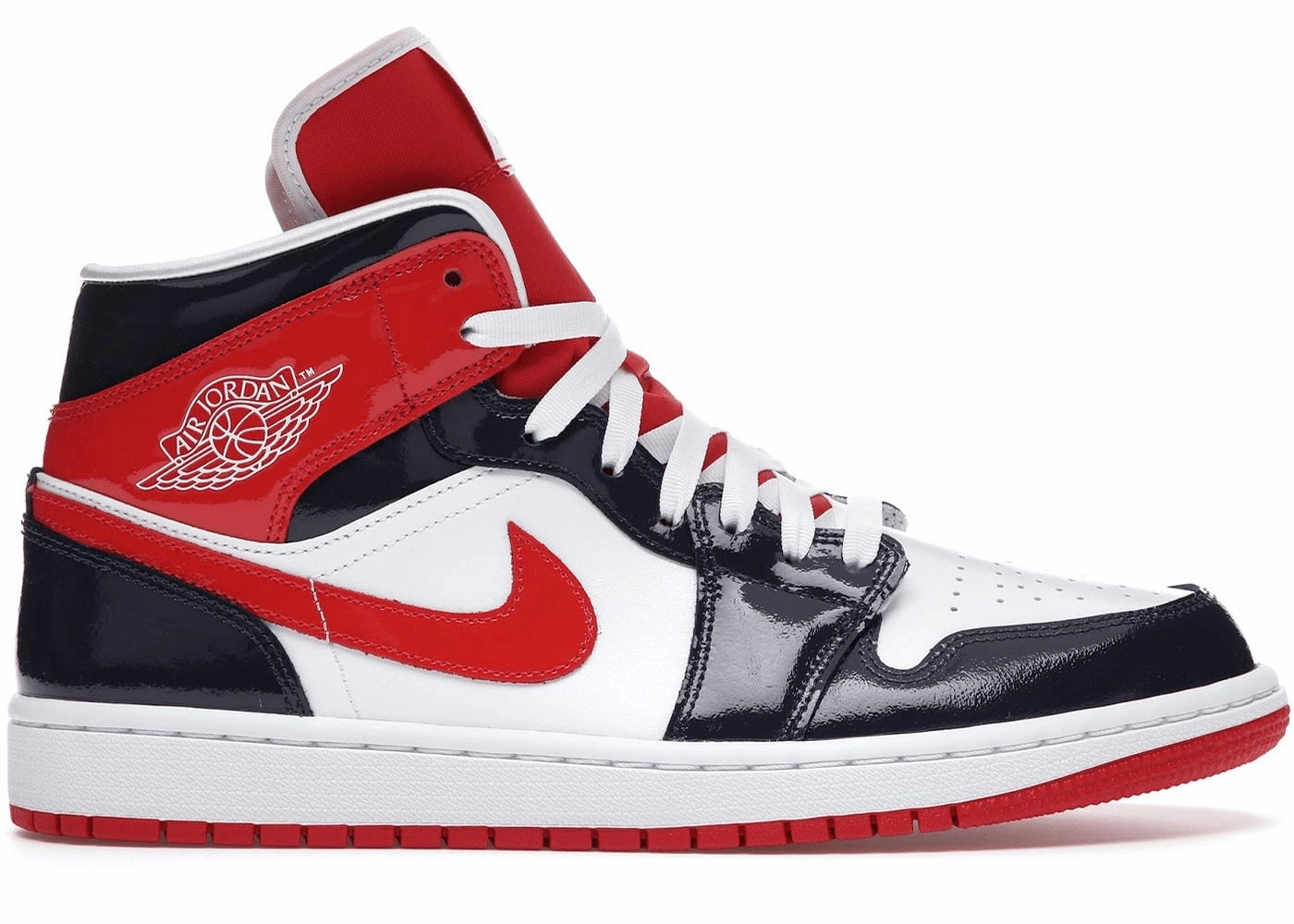 Jordan 1 Mid Champ Colors (Women's) Trendy Air Jordan 1 with retro appeal