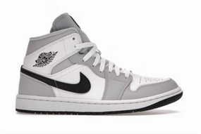 Jordan 1 Mid Light Smoke Grey (W) Trendy Air Jordan 1 with retro appeal