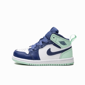 Jordan 1 Mid Mystic Navy Mint Foam (TD) All-time favorite Air Jordan designs