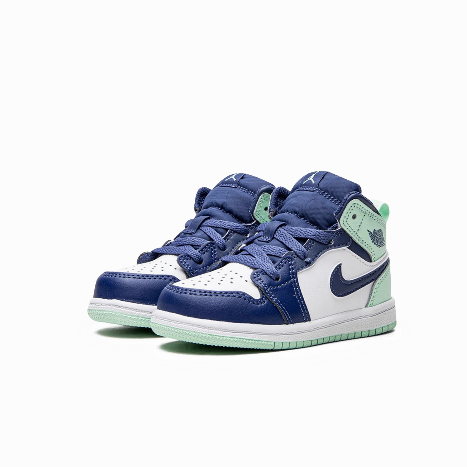 Jordan 1 Mid Mystic Navy Mint Foam (TD) Air Jordan Collectors Edition Shoes