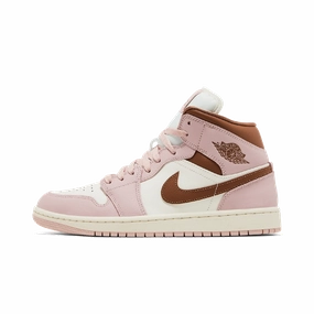 Jordan 1 Mid Pink Oxford Brown (Women's) Air Jordan retro editions with limited release