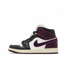 Jordan 1 Mid SE Bordeaux (Women's) Air Jordan retro editions with limited release