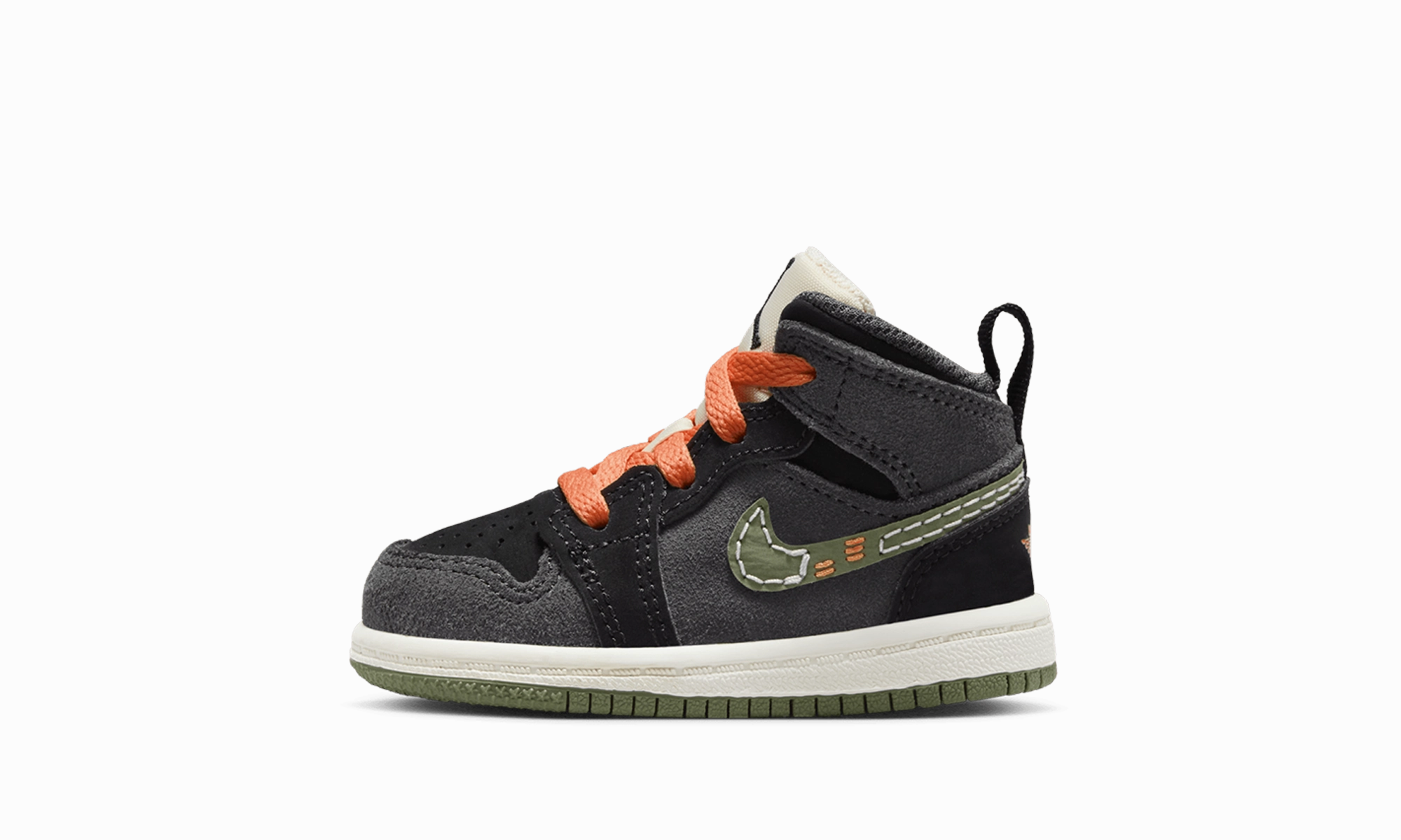Jordan 1 MID SE Craft "Black" Jordan Toddler shoes