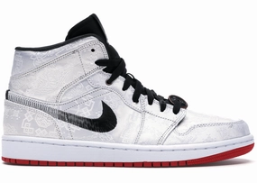 Jordan 1 Mid SE Fearless Edison Chen CLOT Trendy Air Jordan 1 with retro appeal