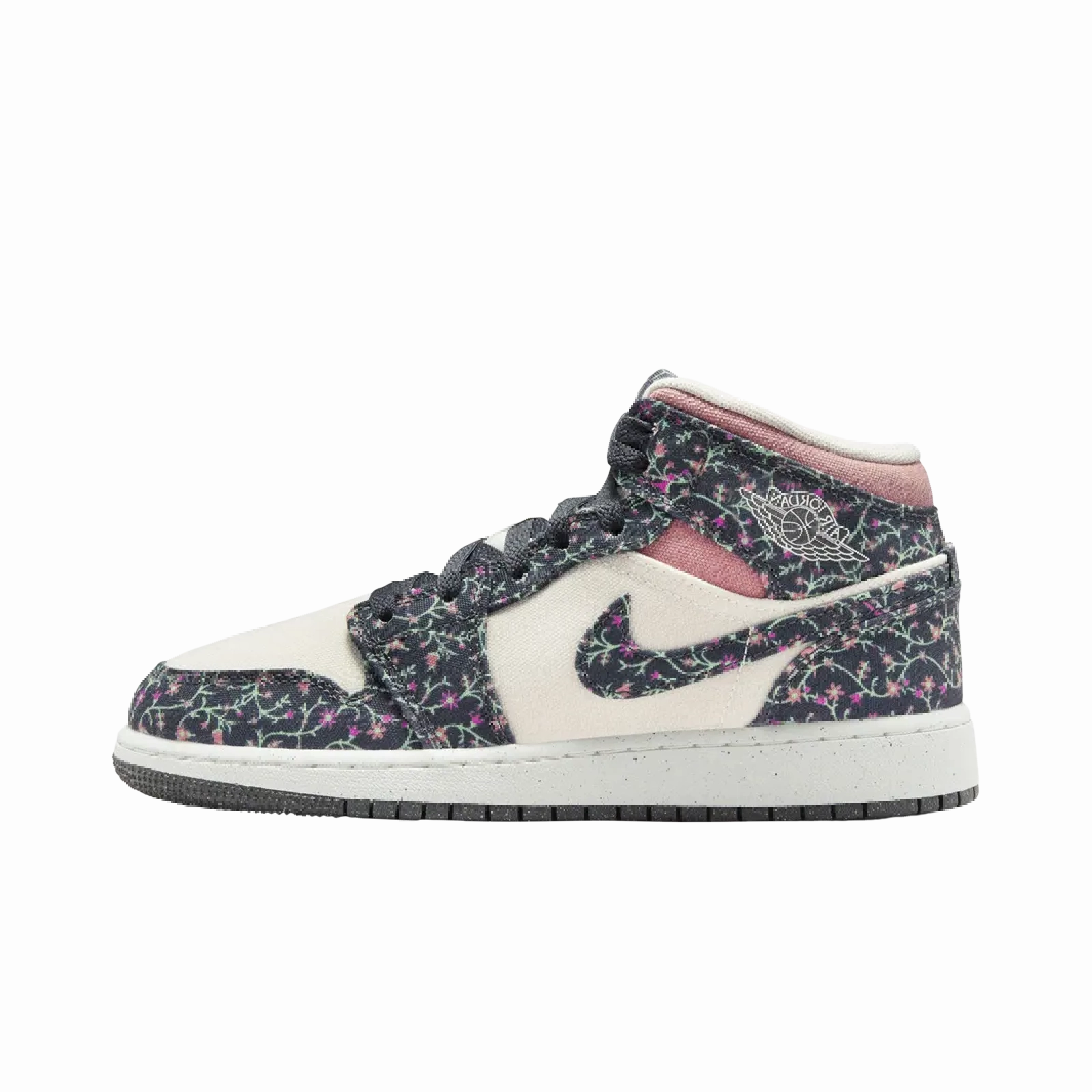 Jordan 1 Mid SE Floral (GS) Air Jordan retro editions with limited release