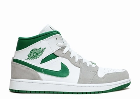 Jordan 1 Mid SE Grey Green Complete Air Jordan series in high quality