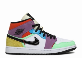 Jordan 1 Mid SE Multi-Color (Women's) Complete Air Jordan series in high quality