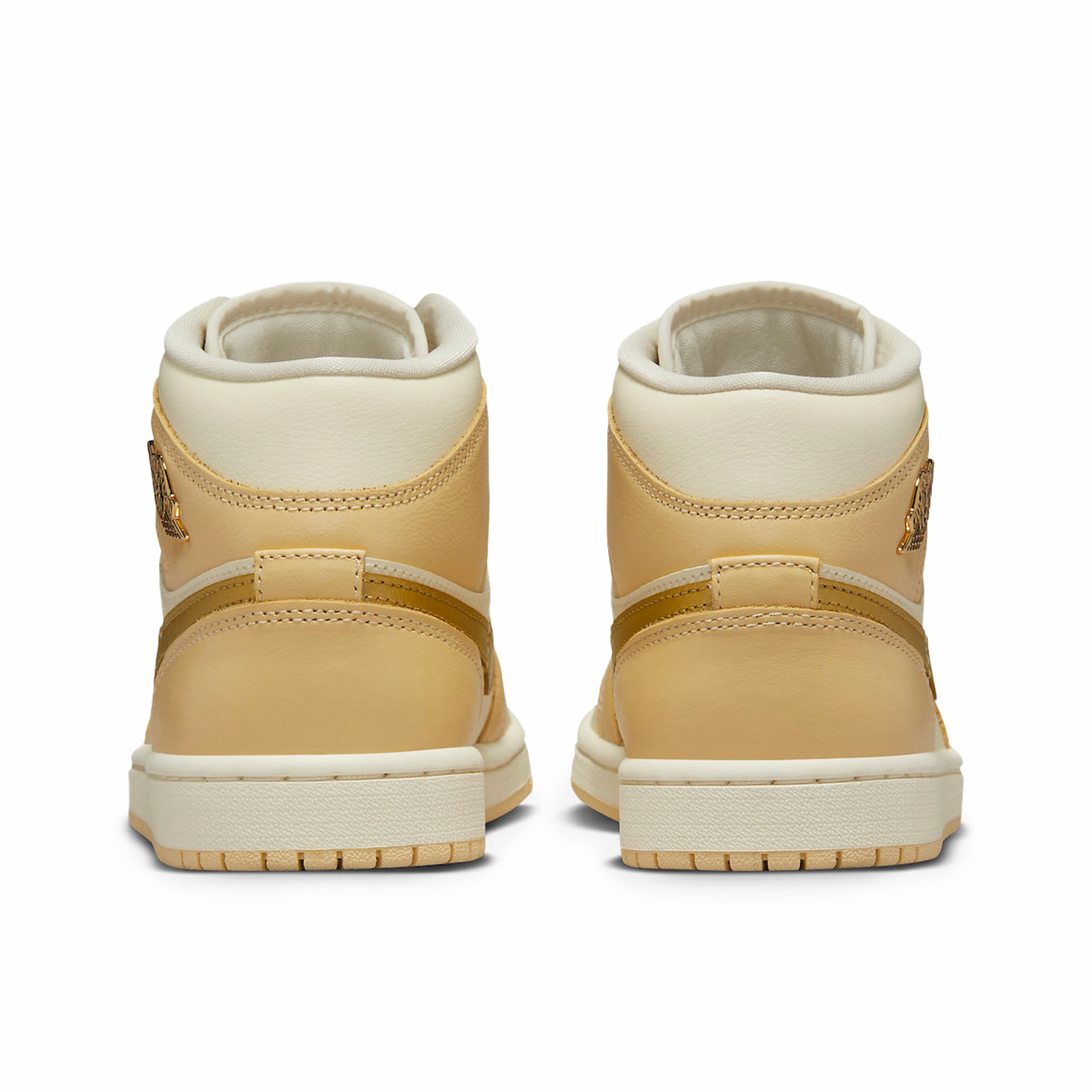 Jordan 1 Mid SE Pale Vanilla Metallic Gold (W) Air Jordan Collectors Edition Shoes